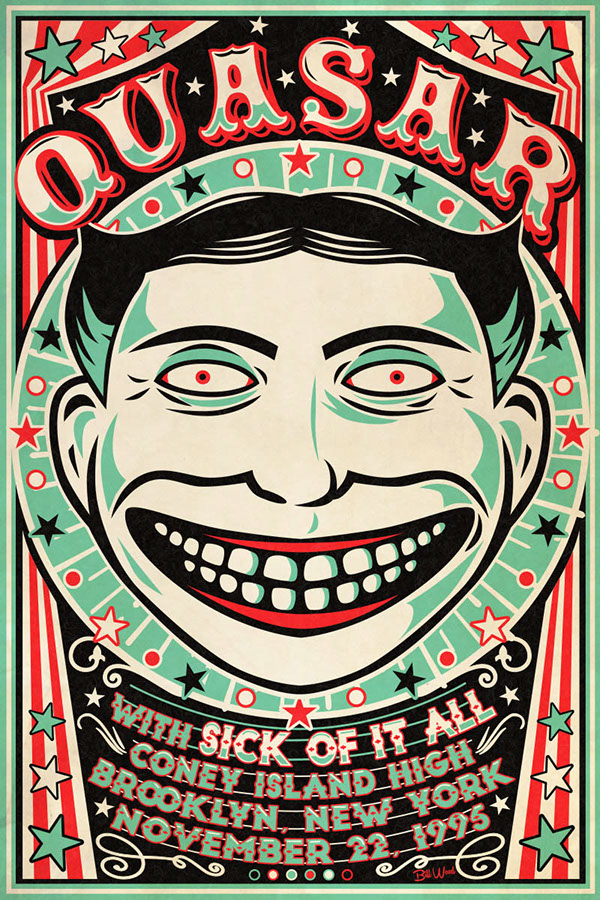 Beastie Boys poster by BIll Wood.