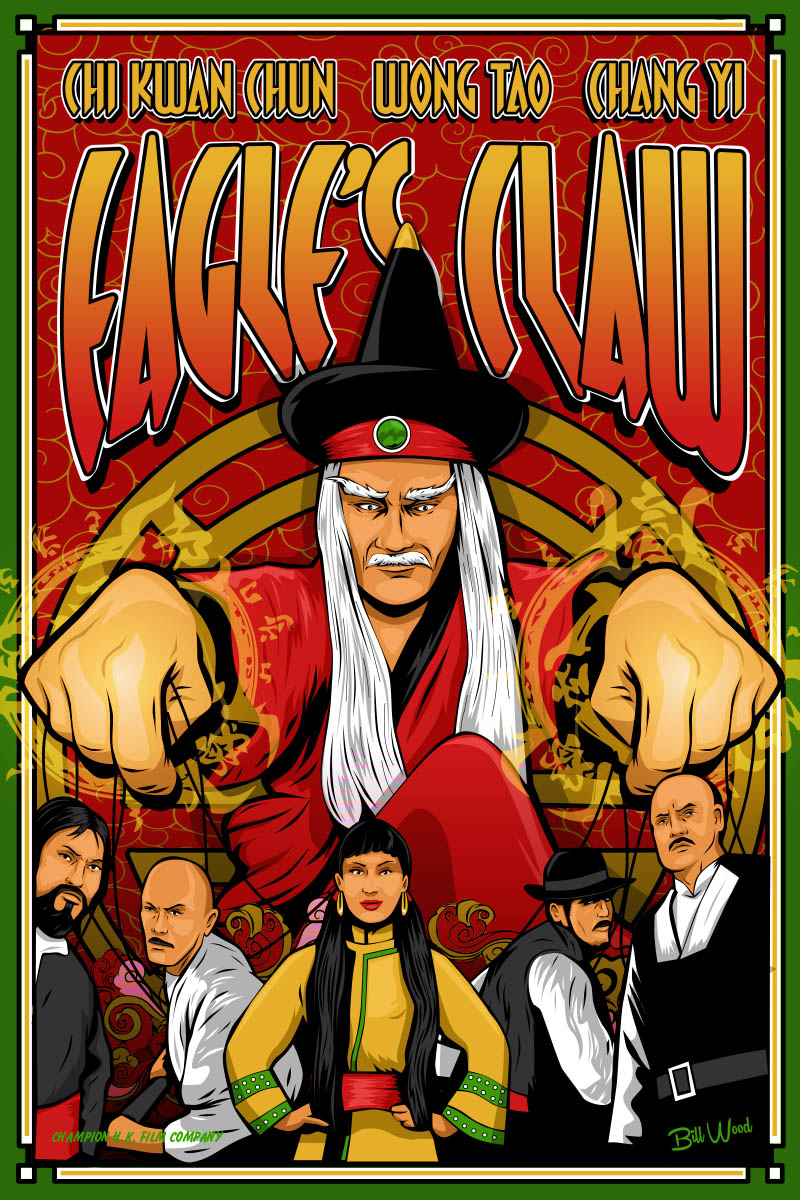 The Mystery Of Chess Boxing Kung Fu poster by Bill Wood.