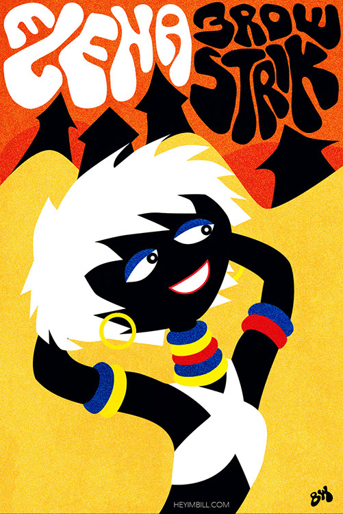 Street Fighter III: Third Strike poster art by Bill Wood.