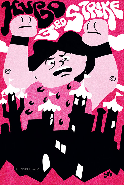 Street Fighter III: Third Strike poster art by Bill Wood.