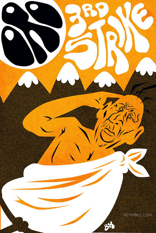 Street Fighter III: Third Strike poster art by Bill Wood.