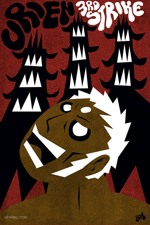 Street Fighter III: Third Strike poster art by Bill Wood.