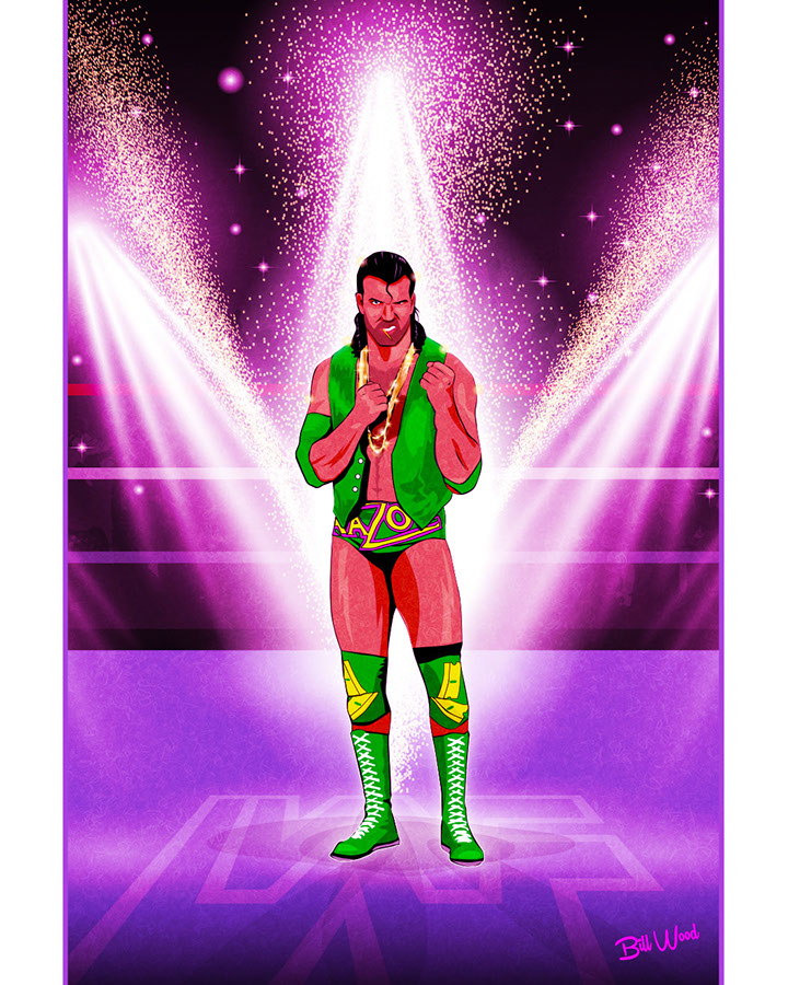 Hank Williams III poster art by Bill Wood.