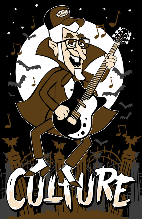 Hank Williams III poster art by Bill Wood.