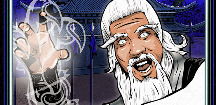 The Invincible Armour Kung Fu poster art by Bill Wood.