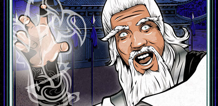 The Invincible Armour Kung Fu poster art by Bill Wood.