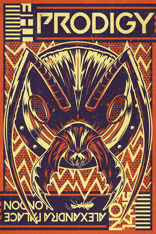 The Prodigy poster art by Bill Wood.