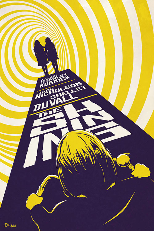The Shining poster art by Bill Wood.