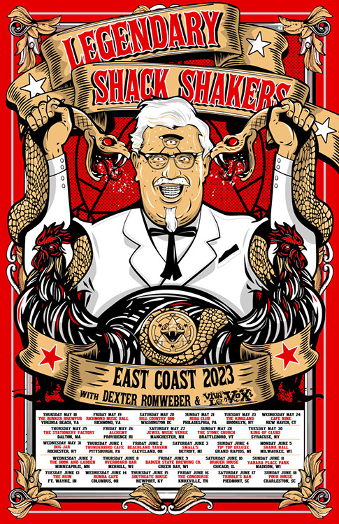 Pixies poster art by Bill Wood.