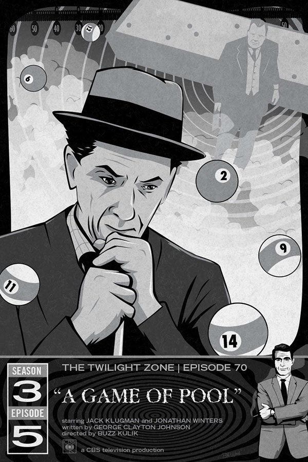 Twilight Zone poster art by Bill Wood.