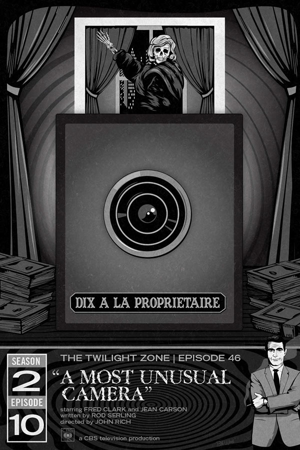 Twilight Zone poster art by Bill Wood.