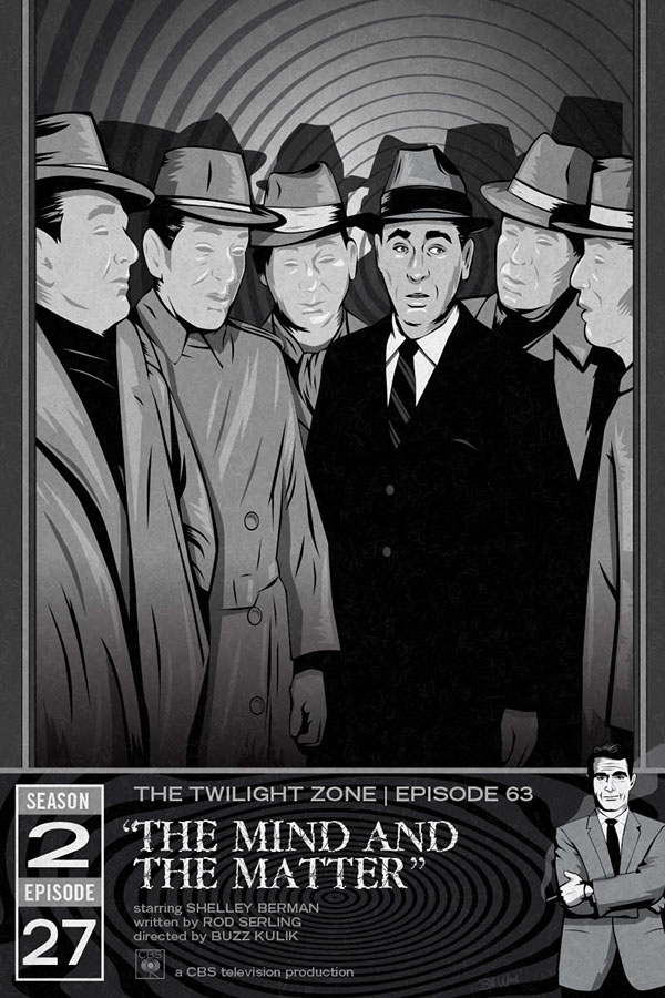 Twilight Zone poster art by Bill Wood.