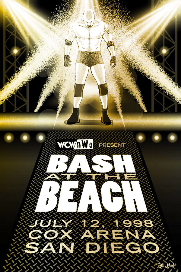 WCW poster art by Bill Wood.