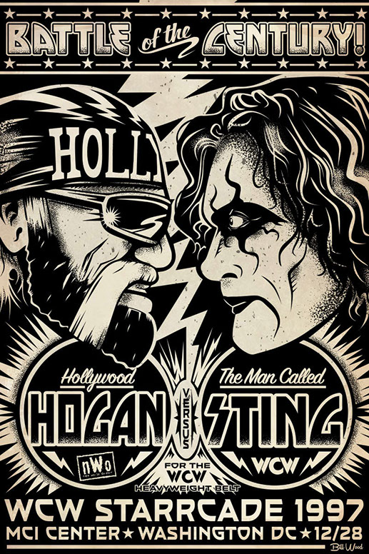 WWF poster art by Bill Wood.