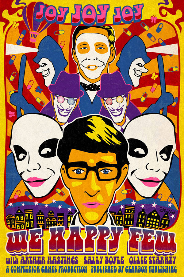 We Happy Few poster art by Bill Wood.