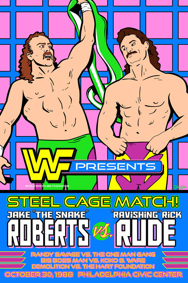 WWF poster art by Bill Wood.