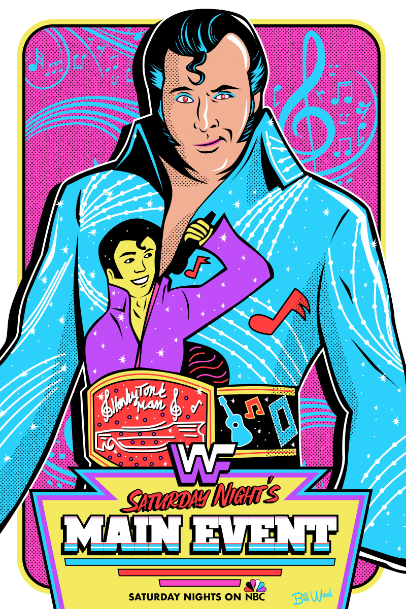 Hank Williams III poster art by Bill Wood.